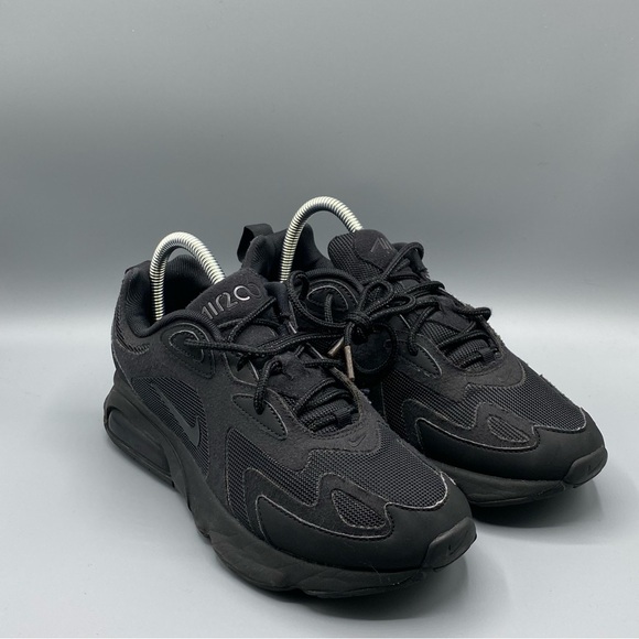 NIKE AIR MAX 200 BLACK WOMEN SHOES - Picture 4 of 4